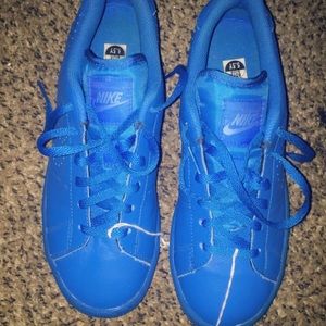 Blue Nikes